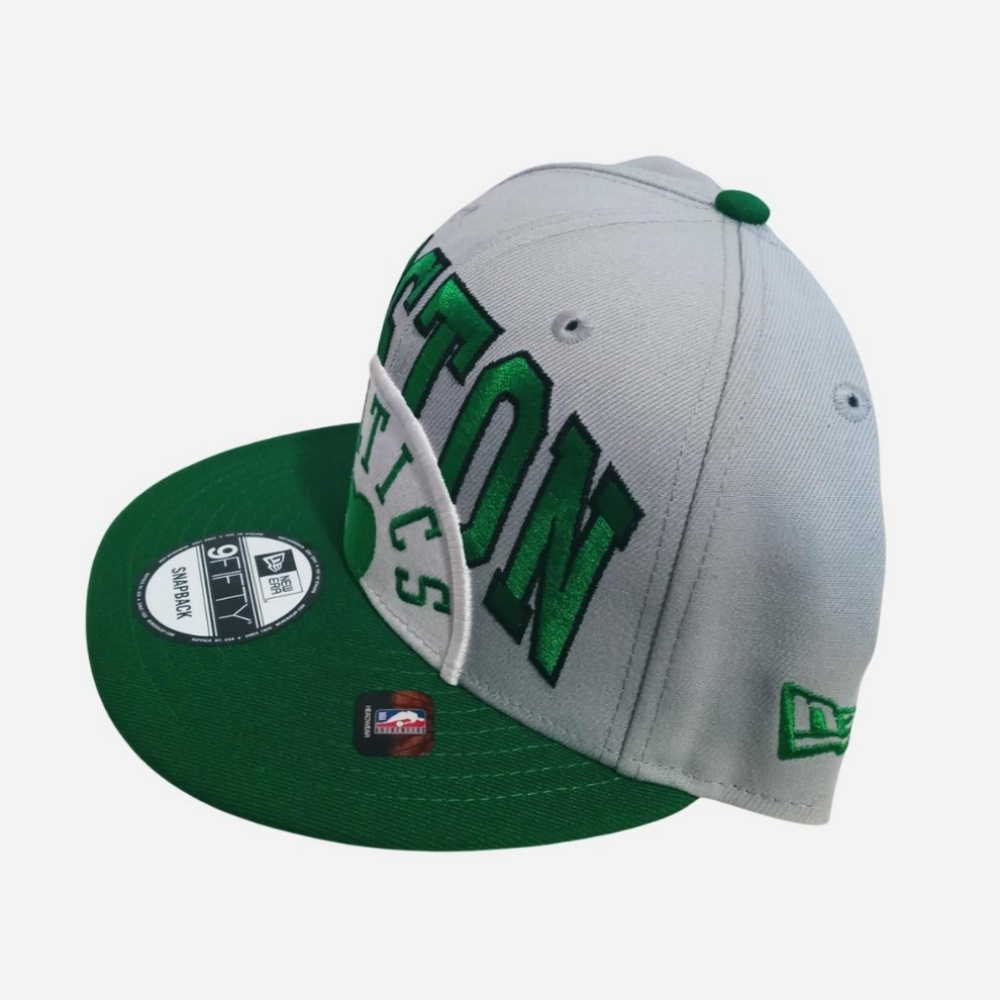 SOLD!!! New Era Boston Celtics Green and Gray Snapback Cap - Picture 3 of 6